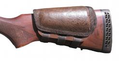 ITC Rifle Cheek Pad/Cheek Riser/CheekRest Marksmanship/Indian River Brown Leather