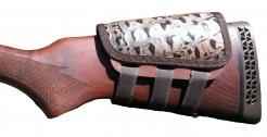 Rifle Cheek Pad Hornback Rustic Leather CheekRest by ITC Marksmanship 